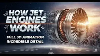 Inside a Jet Engine &ndash; Full Air, Fire & Thrust Explained in 3D
