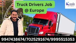 Truck Driver Jobs @ Europe