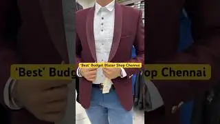Coat Suit shop in Chennai. Blazer shop in Chennai. Low cost budget blazers Chennai. #youtubeshorts