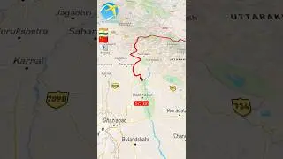 Uttrakhand #tredingshorts #travel #vairalvideo  #uttrakhand India #map