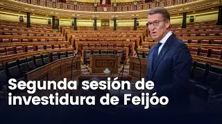 Segunda sesión del debate de investidura de Alberto Núñez Feijóo (27/09/2023)