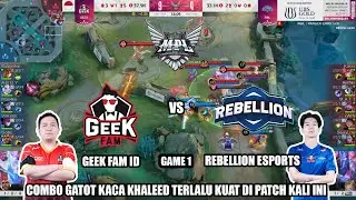 GEEK VS RBL GAME 1 | MPL ID S14 Regular Season Geek Fam vs Rebellion Esports