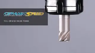 Craziest Speed in Inconel Machining: CERAMIC-SFEED ENDMILL