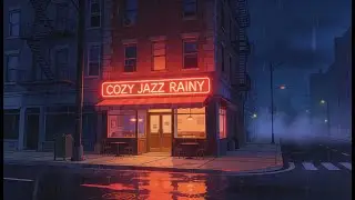 Гладкий джаз со звуками дождя 🌧️ Уютный ночной отдых