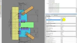 Vertical Braces in RISA-Tekla Link