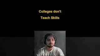 Your College will not teach skills | AI | Tech | Coding