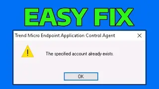 How To Fix The Specified Account Already Exists Error 1316