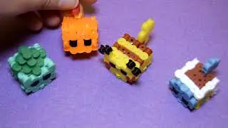 Diy hama beads Pokemon | Bulbasaur | Charmander | Squirtle | Pikachu