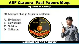 ASF Carporal Past Papers | ASF Carporal Test Preparation 2025