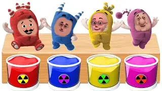Bathing Colors Fun with Motu Patlu Dr  Jhatka Oddbods Cartoon Colors Shower for Kids