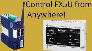 FX5U PLC Remote Monitoring with Ewon Cosy+ | Industrial IoT Setup.