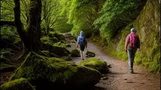 Lustleigh Cleave circular Dartmoor walk. Nr Bovey Tracey