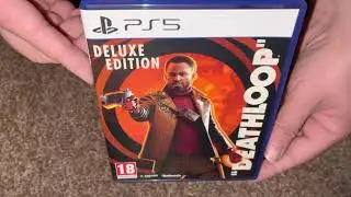 Nostalgamer 4K Unboxing DeathLoop Deluxe Edition On Sony Playstation Five PS5 UK PAL Region Free