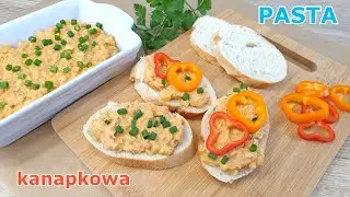 Ekspresowa pasta rybna na chleb tylko z 4 składnik&oacute;w 👌 te kanapki zawsze znikają w minutę!  👍