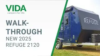 Туристический прицеп VIDA Refuge 2120 2025 года &mdash; лёгкий 10-футовый полностью алюминиевый кемпер ...