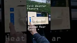Tesla Model 3 Software Upgrade - Cold Weather Feature - Heated Steering Wheel and Heated Rear Seats