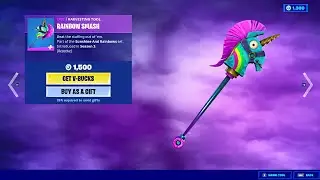 Fortnite Rainbow Smash Pickaxe Review - Should You Buy it? Itemshop October 29 Chapter 2 Season 4