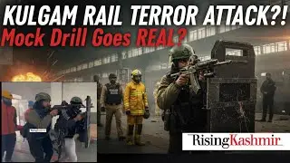 Kulgam Police, CAPF, Fire and Emergency Services, conducted a mock drill at Qazigund Railway station