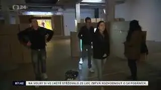 Prague Alternative Tour presented in Czech Television - Studio 6 News