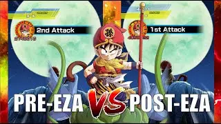 BEFORE vs AFTER! 100% EZA PHY LR Kid Gohan Showcase | Dragon Ball Z Dokkan Battle