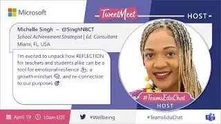 🎈  2022-04 TweetMeet Host Video Card &ndash; Michelle Singh