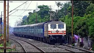 8 in one : WAP5 ( GZB as well as BRC) compilation with different trains of INDIAN RAILWAYS [HD]