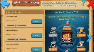 Clash Of Lords 2 Glyph Event (Points Exchange)