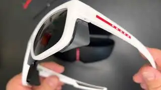 КУПИЛ NEW PRADA GLASSES | LINEA ROSSA 2022 | MODEL 0PS 07WS | WHITE RUBBER POLAR DARK GREY | ФАНИС