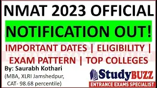 NMAT 2023 official notification out: Important dates, Exam Pattern, Top NMAT colleges, Placements