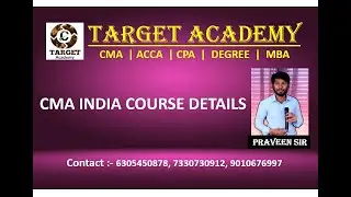 CMA India Course Details