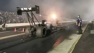 Spencer Hyde vs Todd Paton at Night Top Fuel Dragsters match Race