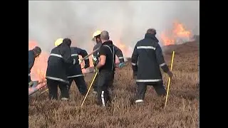 Helicopter called in to help extinguish fires across  North Yorkshire Moors that's burnt for days.