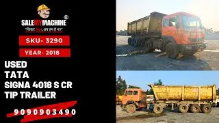 USED TATA 18 WHEELER TIP TRAILER FOR SALE l USED CONSTRUCTION EQUIPMENT FOR SALE l SALEMYMACHINE