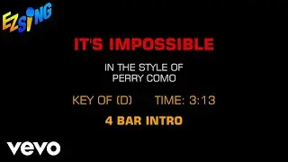 Perry Como - It's Impossible (Karaoke)