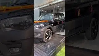 Delivery of 🚙 Scorpio classic S black ￼✅✅#ytshorts #suv #shots #youtubeshorts 🔥#scorpio #reels 🔥