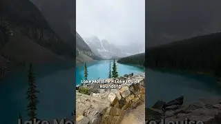Lake Moraine + Lake Louise for $8 😍😍 The best way to experience Banff National Park #morainelake