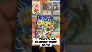 Почти завершили создание нашей коллекции из 151 покемона от художников Magic the Gathering! #poke...