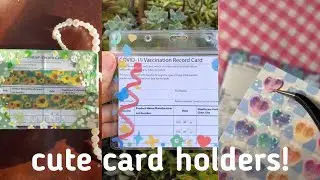 how to make vaccine card holders!
