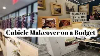 How To Makeover Your Cubicle On A BUDGET