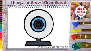 How To Draw A Web Cam Easy