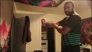 Hack Fu - Stoned Hippie kicks back Muslim stones then punches stone from behind