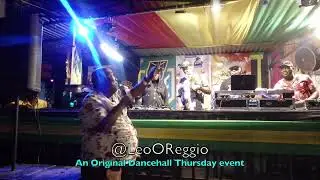 Only in Jamaica. Fiery dancehall sound system clash .
