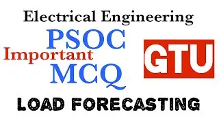 PSOC MCQ || most important mcq || Load forecasting || Electrical Engineering || Power System