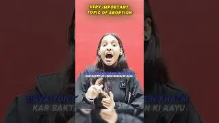 VERY IMPORTANT TOPIC OF ABORTION #viral #motivation #biharboard  #nidhi  #cbse #exam #neet #biology