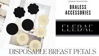 Wanna Hide Nipple trace? ELEBAE Disposable Stick-on Breast Petals Nipple Cover Pasties| Go Braless|