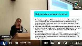 Maintenance Community Dialogues, Child support used as a tool to harm