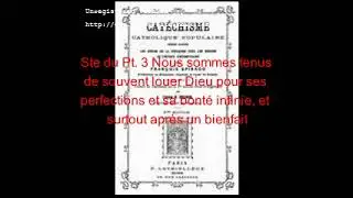 Vidéo 244 : Ste du Pt. 3 Nous sommes tenus de souvent louer Dieu pour ses perfections, et sa bonté.