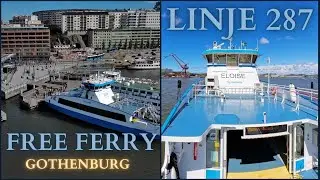 Nya f&auml;rjelinjen till Hisingen - Linje 287 Stenpiren - Lundbystrand (M&aring;nd-Fred).