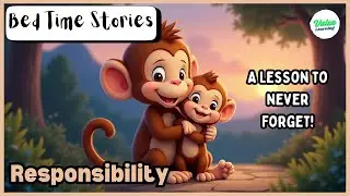 Best Babysitter? Sweetest Lesson on Responsibility 🐵  Bed time stories | Relaxing Stories for Kids