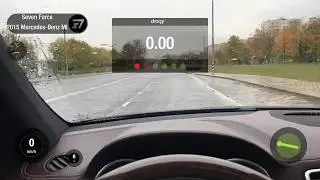Замер скорости Stock Mercedes ML500 в кузове W166 2015 года выпуска Разгон 0-100 км/ч